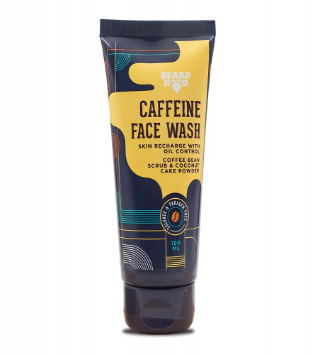 Beardhood Caffeinated Face Wash Cleanser, 100 ml (pack 2) free shipping