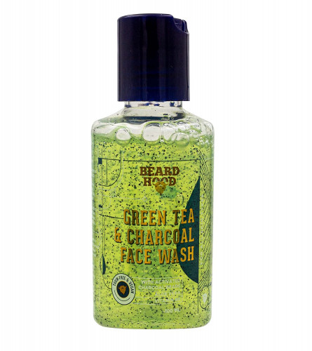 Beardhood Green Tea & Charcoal Face Wash, 100 ml (pack of 2) free shipping
