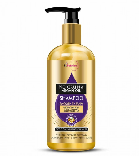 St.Botanica Pro Keratin & Argan Shampoo, 300 ml (free shipping)