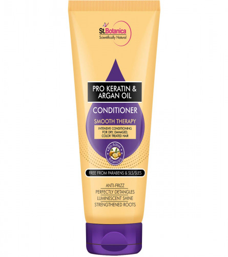 St.Botanica Pro Keratin and Argan Oil Smooth Therapy Conditioner, 200 ml (free shipping)