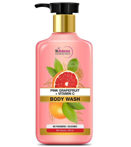 St.Botanica Pink Grapefruit & Vitamin C Body Wash, 250 ml | free shipping