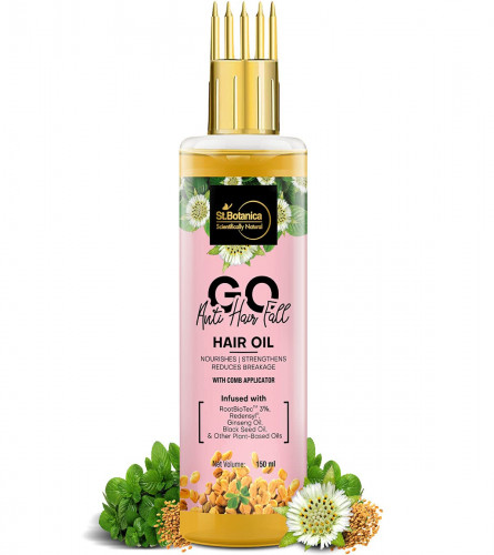 St.Botanica GO Anti Hair Fall Hair Oil with Comb Applicator, 150 ml | free shipping