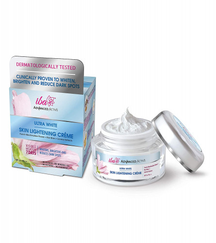 Iba Advanced Activs Ultra White Skin Lightening Crème Spf 25, 50 g | free shipping