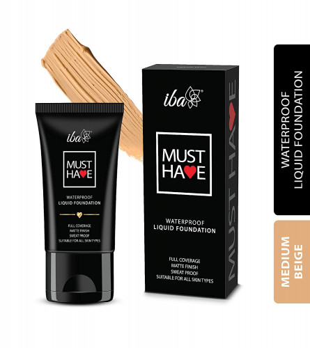 Iba Must Have Waterproof Liquid Foundation - Medium Beige