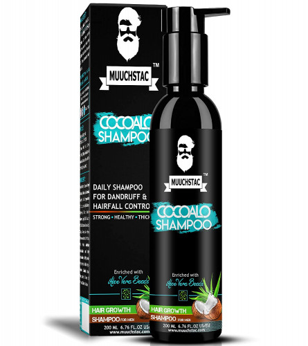 Muuchstac Cocoalo Anti-dandruff & Anti-Hairfall Shampoo Enriched with Aloe Vera Beads | 200 ml (free shipping)