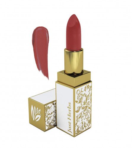 Just Herbs Ayurvedic Lipsticks Half size (Burnt Red) | free shipping