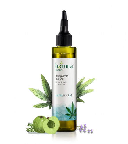 Hampa Hemp Amla Hair Oil | With Hemp, Amla & Coconut | 100 ml (free shipping)