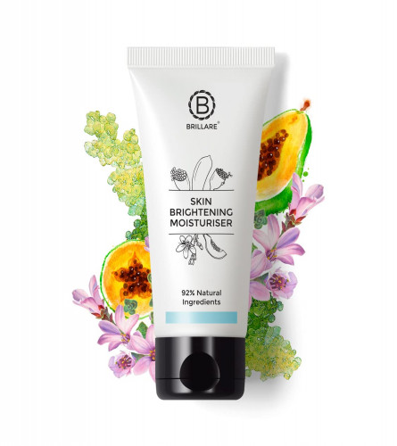 Brillare Skin Brightening Natural Moisturiser With Lime Cavier and Papaya (50 ML) free ship