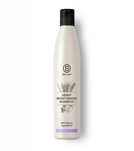 Brillare Heavy Moisturising Shampoo, Natural Shampoo for Dry and Frizzy Hair, 300 ml | free shipping