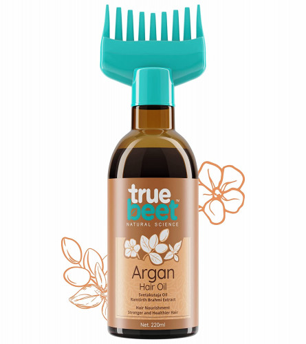 Truebeet Argan Hair Oil For Nourish, Strong & Healthy Hair, 220 ml | free shipping