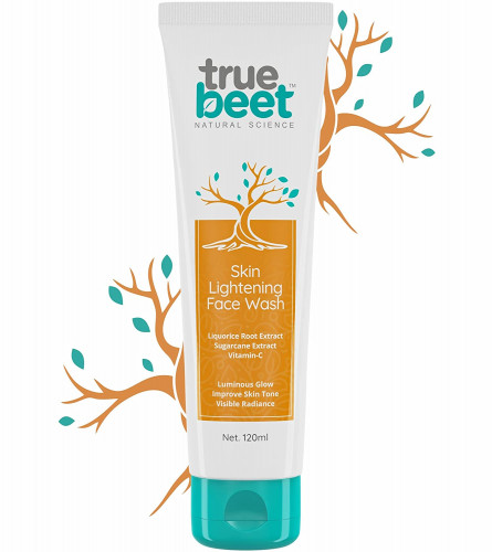 Truebeet Skin Lightening Face Wash, 120 ml  (pack of 2) free ship