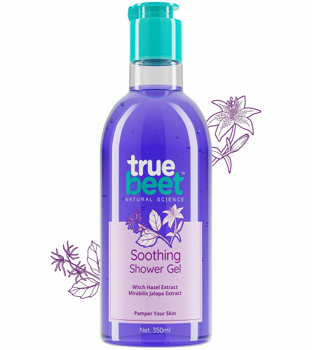 Truebeet Soothing Body Wash Shower Gel For Pampering Skin With Witch Hazel – All Skin Types | Sulfate Free, Paraben Free (350 ML)