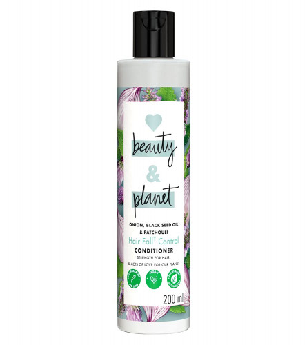 Love Beauty & Planet Onion, BlackSeed & Patchouli Hairfall Control Conditioner, 200 ml | free ship