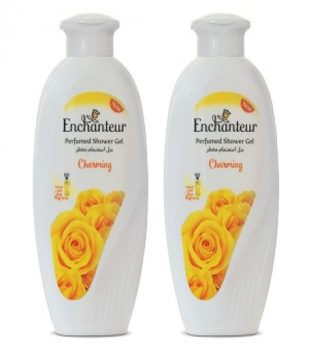 Enchanteur Charming Perfumed Shower Gel with Roses, Muguet & Citrus for Women with All Skin Types, 250g (pack of 2)