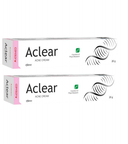 Atrimed Aclear Anti-acne cream, 20 gm (pack of 2) free ship