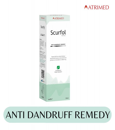 Atrimed Scurfol anti-dandruff shampoo, 100 ml  (pack of 2) free ship