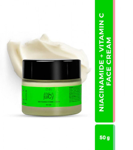 ENN juiCy Skin Radiance Vitamin C Cream | Face Moisturizer for Men & Women | Pigmentation Cream | 50 gm (pack of 2) fs