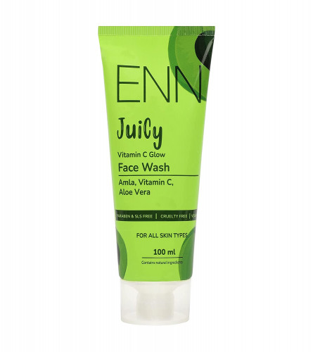 ENN Juicy Vitamin C Glow Face Wash | Natural Glow | Even Skin Tone | 100 ml (pack 2) free ship