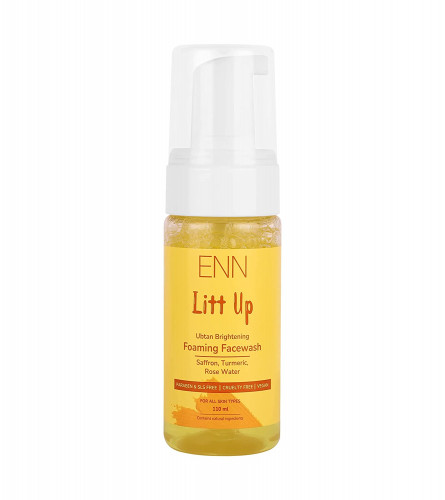 ENN LITT UP Ubtan Skin Brightening Foaming Face wash | Remove Stubborn tan | 110 ml (free shipping)