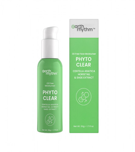 Earth Rhythm Phyto Clear Oil Free Moisturizer, Hydrates & Moisturize skin, 50 ml (free shipping)