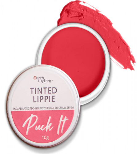 Earth Rhythm Tinted Lip Balm & Cheek Tint with SPF30 - Rose Bud, Chapped Lips, 10 gm (pack 2)