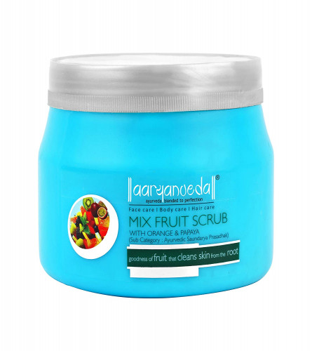 Aryanveda Mix Fruit Face Scrub For All Skin Types | 400 gm (free shipping)