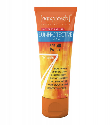 Aryanveda Sunprotective Sunscreen Spf 40 PA+++ UV/A&B Protection for Women & Men with All Day Hydration | Dry, Normal Skin - 60 Gm (pack 2)