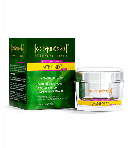 Aryanveda Unisex Acnend Cream An Anti Acne & Pimple Cream For All Skin Types, 50 G (free shipping)