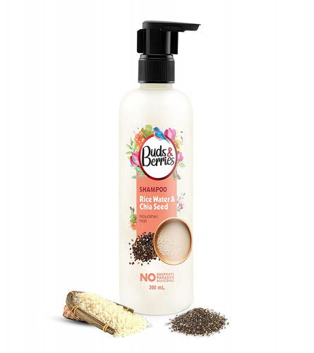 Buds & Berries Nourishment Shampoo with Rice Water and Chia Seeds | 300 ml (free shipping)