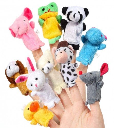 House of Quirk Animal Soft Hands Finger Puppets