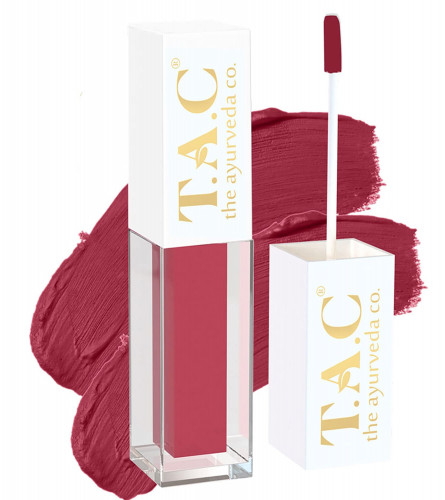 TAC - The Ayurveda Co. Liquid Matte Cosmic Pink Lipstick, 5 ml x pack 2 (free shipping)