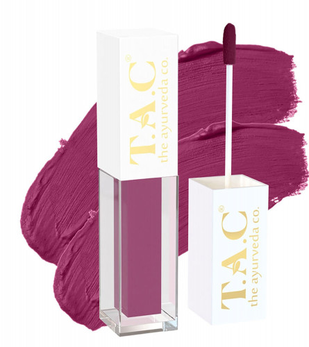 TAC - The Ayurveda Co. Liquid Matte Velvet Mauve Lipstick