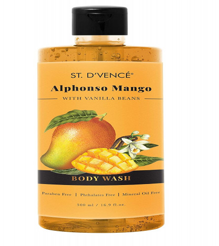 St. D’Vence Refreshing Alphonso Mango Butter Body Wash, 500 ml | free shipping