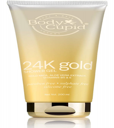 Body Cupid 24K Gold Shower Gel - No Sulphates and Parabens - 200 ml (pack 2) free ship
