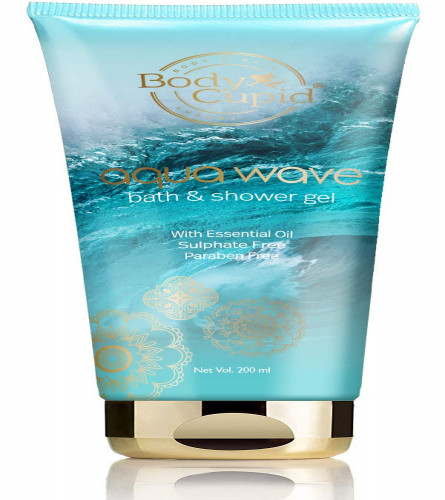 Body Cupid Aqua Wave Shower Gel with Shea butter, Argan Oil and Vitamin B5-200 ml (pack 2) free shipping