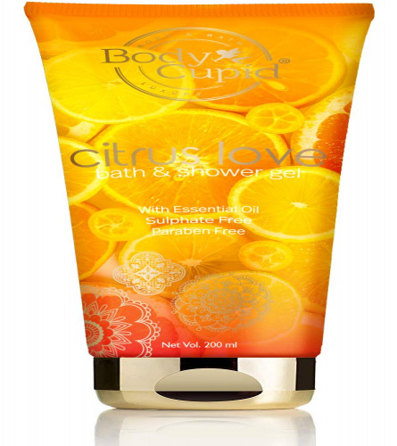 Body Cupid Citrus Love Shower Gel - No Sulphate, No Paraben - 200 ml (pack 2) free shipping