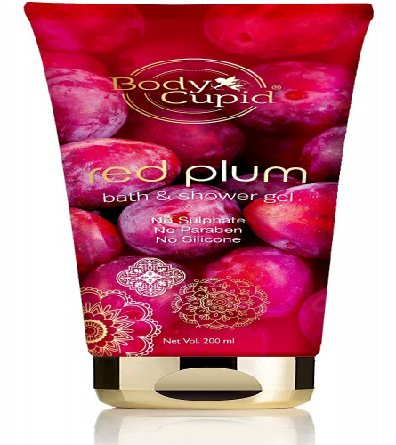 Body Cupid Red Plum Shower Gel - 200 ml (Pack of 2)Fs