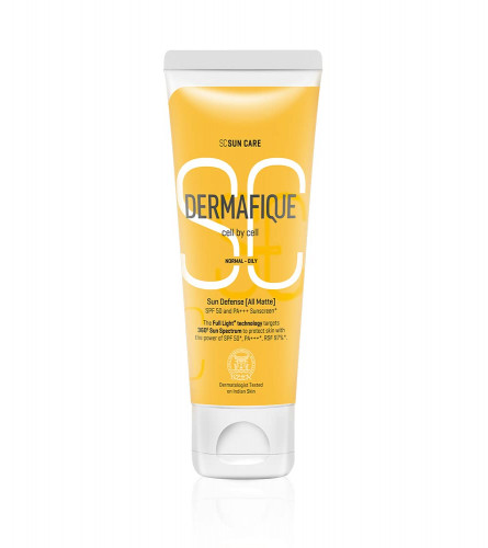 Dermafique Sun Defense Matte Sunscreen with SPF 50 (50 g) Fs