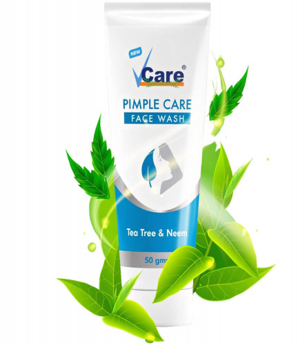 VCare Pimple Care Face Wash 50 gm (Pack of 2) Fs