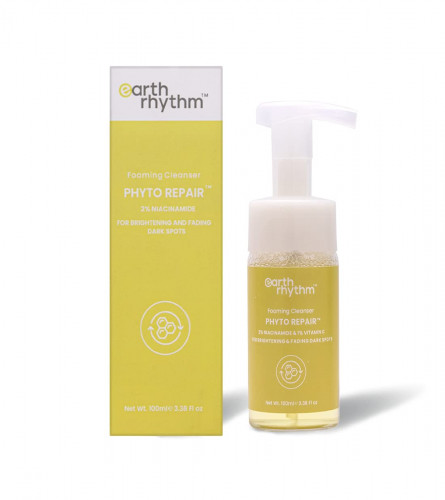 Earth Rhythm Phyto Repair Foaming Face Wash Men & Women 100 ml (Pack of 2)Fs