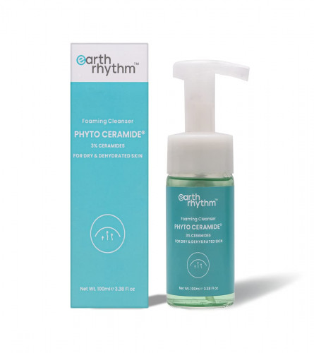 Earth Rhythm Ceramide Foaming Face wash 100 ml (Pack of 2)Fs