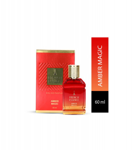 French Essence Unisex Perfume, Long Lasting Scent Woody & Warm Fragrance for Men & Women Both | 60 ml (Amber Magic)