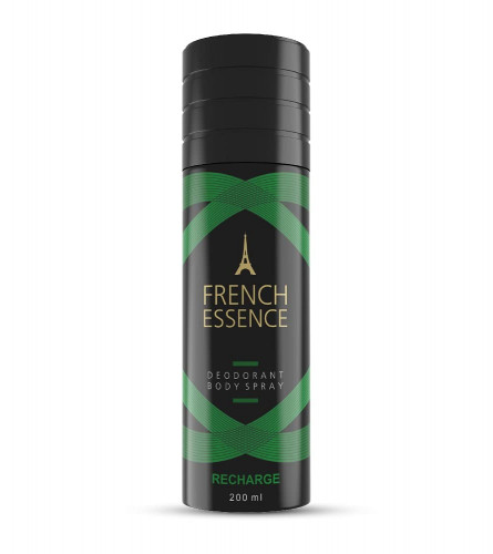 FRENCH ESSENCE Recharge Deodorant Body Spray For Men & Women, 200 ML (free shipping)