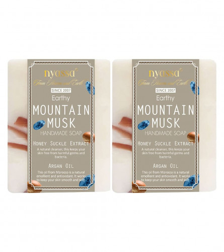 Nyassa Mountain Musk Handmade Soap, 150 gm x 2 pack (free shipping)