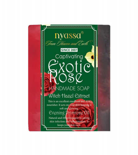 Nyassa Luxurious Exotic Rose Handmade Natural Bathing Soap | 150 gm (free shipping)
