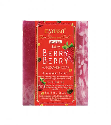 Nyassa Berry Berry Handmade Soap, 150 gm (pack 2) free shipping