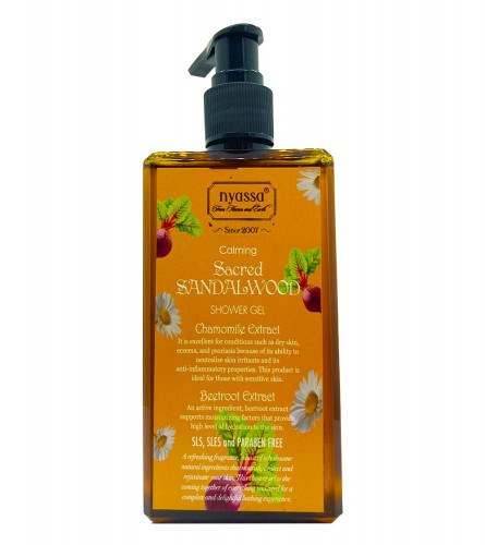 Nyassa Calming Sacred Sandalwood Shower Gel, 215 ml (free ship)