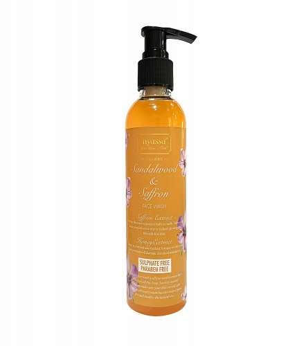Nyassa Sandalwood & Saffron face wash with saffron and Honey extracts, 200 ml | free ship