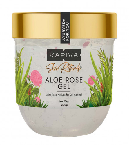 Kapiva Skin Rituals Aloe Rose Gel 200 gm (Pack of 2) Fs