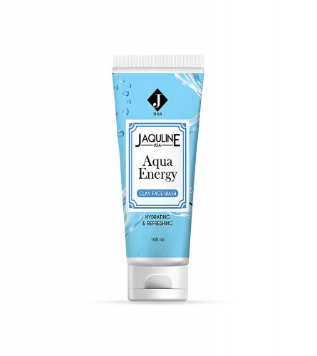 Jaquline USA Aqua Energy Clay Face Wash, 100 ml (pack 2) free shipping